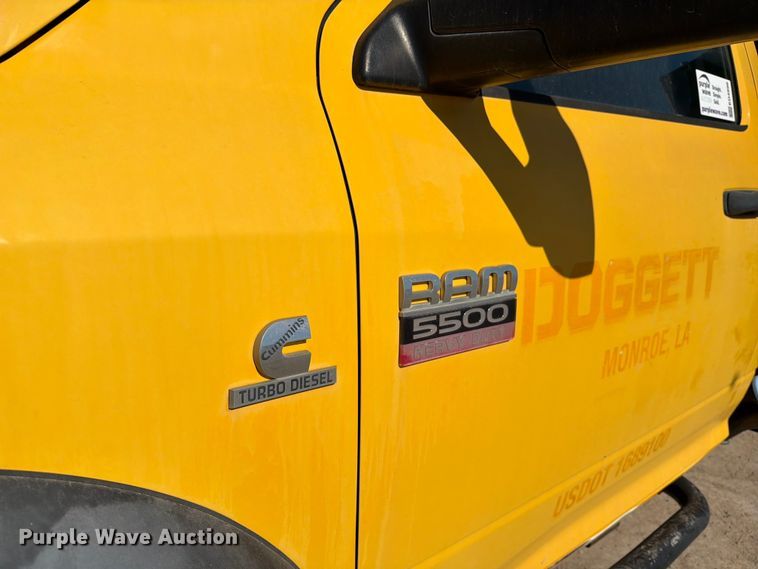 image for item ED4996 2012 Dodge Ram 5500 utility / service truck