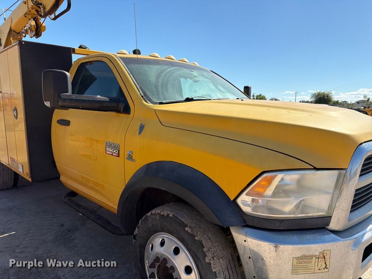 image for item ED4996 2012 Dodge Ram 5500 utility / service truck