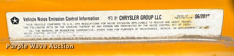 image for item ED4996 2012 Dodge Ram 5500 utility / service truck