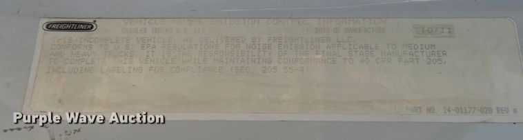 image for item ED4997 2012 Freightliner Business Class M2 utility / service truck