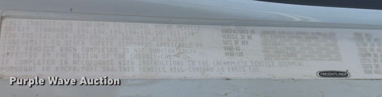 image for item ED4997 2012 Freightliner Business Class M2 utility / service truck