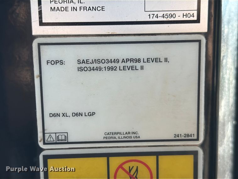 image for item ED5007 2016 Caterpillar D6N LGP dozer