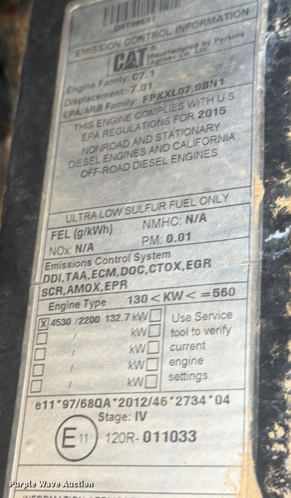 image for item ED5007 2016 Caterpillar D6N LGP dozer