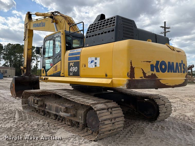 image for item ED5008 2016 Komatsu PC490LC-11 excavator