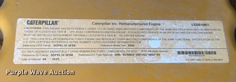 image for item ED5013 2005 Caterpillar D7R dozer