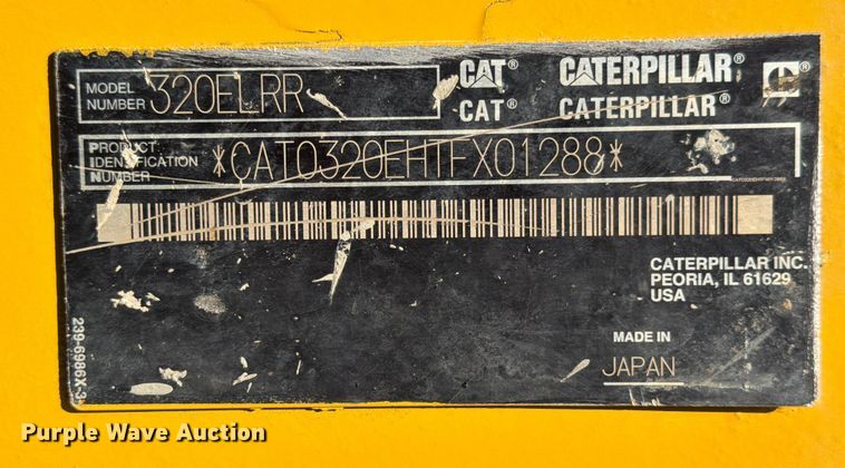 image for item ED5015 2015 Caterpillar 320E LRR excavator