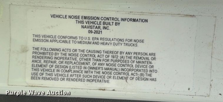 image for item ED5016 2022 International HX620 volumetric concrete mixer truck