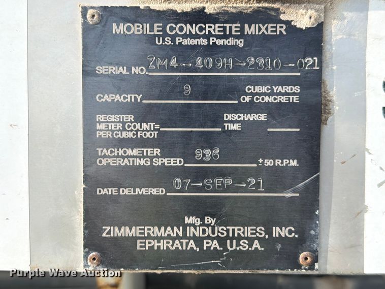 image for item ED5020 2021 Peterbilt 567 volumetric concrete mixer truck