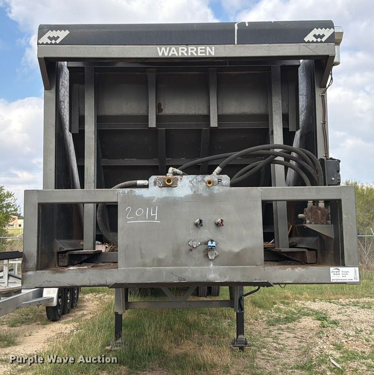 image for item ED5027 2014 Warren  WHDT3996-2-SS ejector trailer