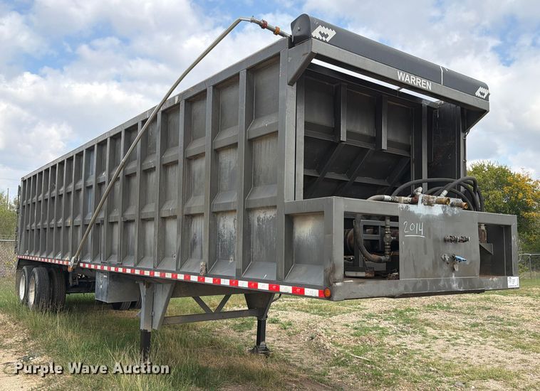 image for item ED5027 2014 Warren  WHDT3996-2-SS ejector trailer