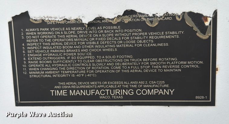 image for item ED5955 2008 Ford F450 Super Duty bucket truck