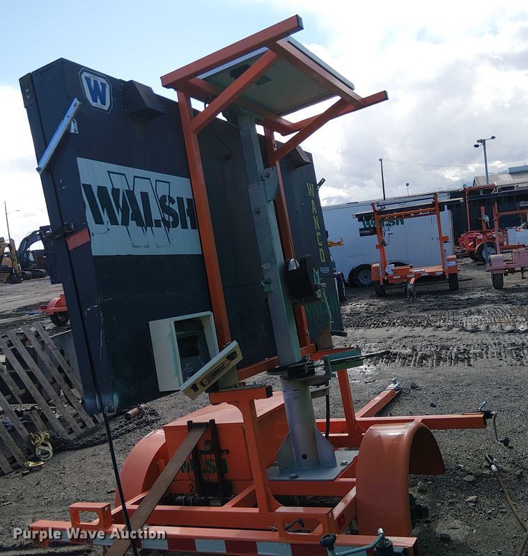 image for item EE4948 2019 Wanco WVT3 message board trailer