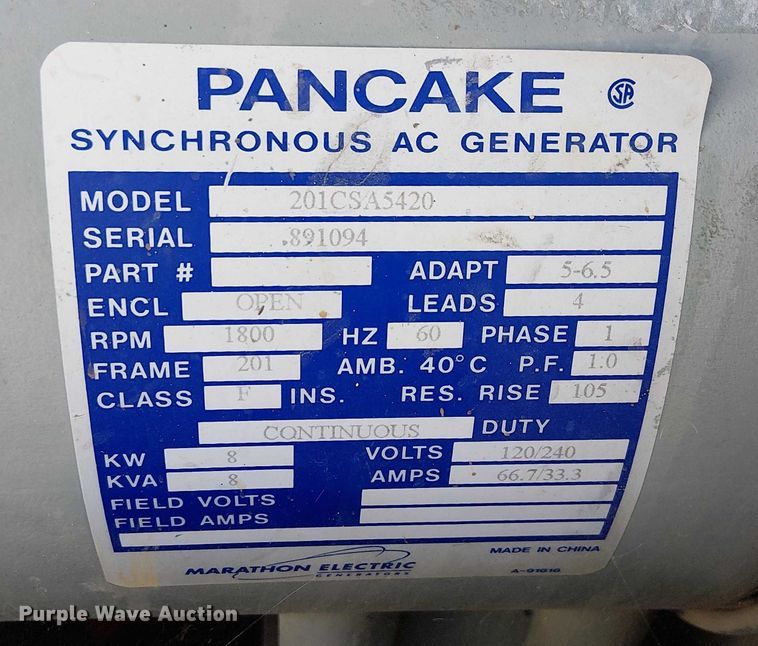 image for item EE4950 Allmand light plant