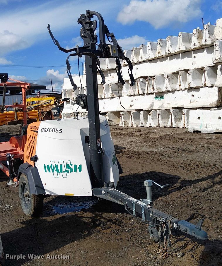 image for item EE4952 2019 Generac MLT6SKDS-STD light plant