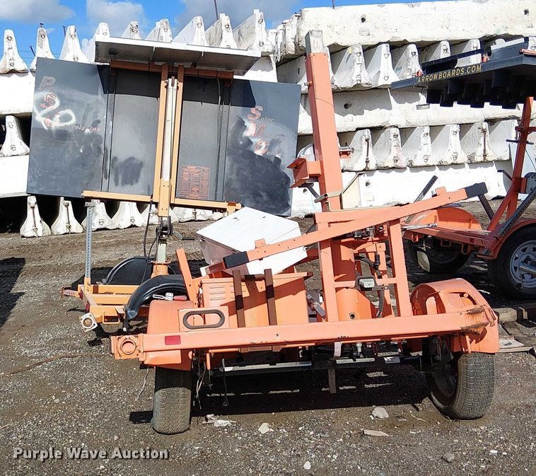 image for item EE4955 (2) Wanco message board trailers