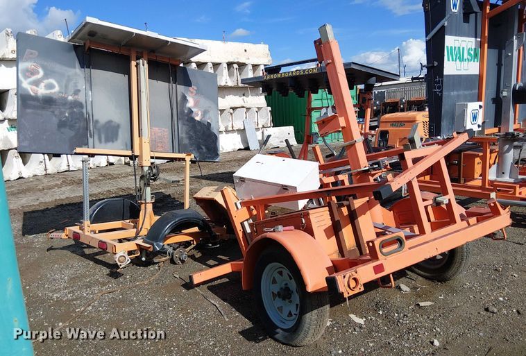 image for item EE4955 (2) Wanco message board trailers