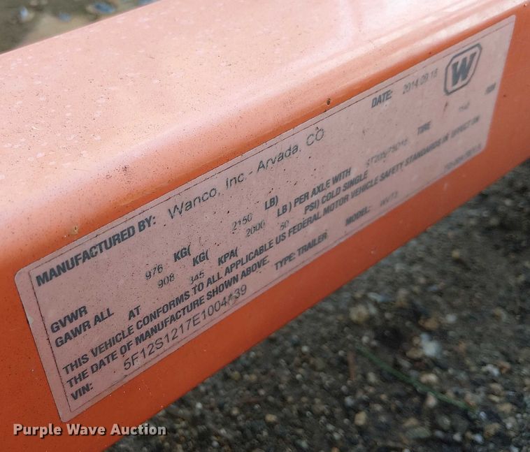 image for item EE4955 (2) Wanco message board trailers