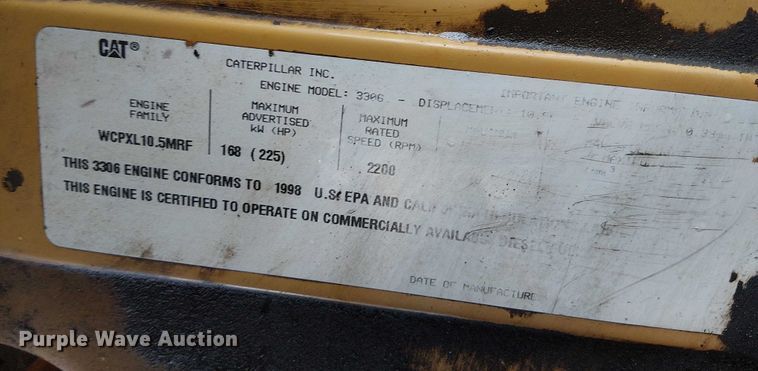 image for item EE4990 1998 Caterpillar 140H motor grader