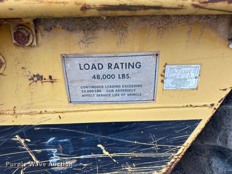 image for item EF2268 1991 Caterpillar 627E scraper