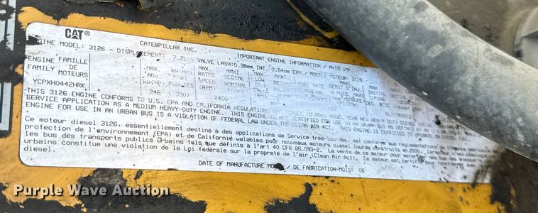 image for item EF2289 2001 Sterling Acterra M7500 flatbed truck