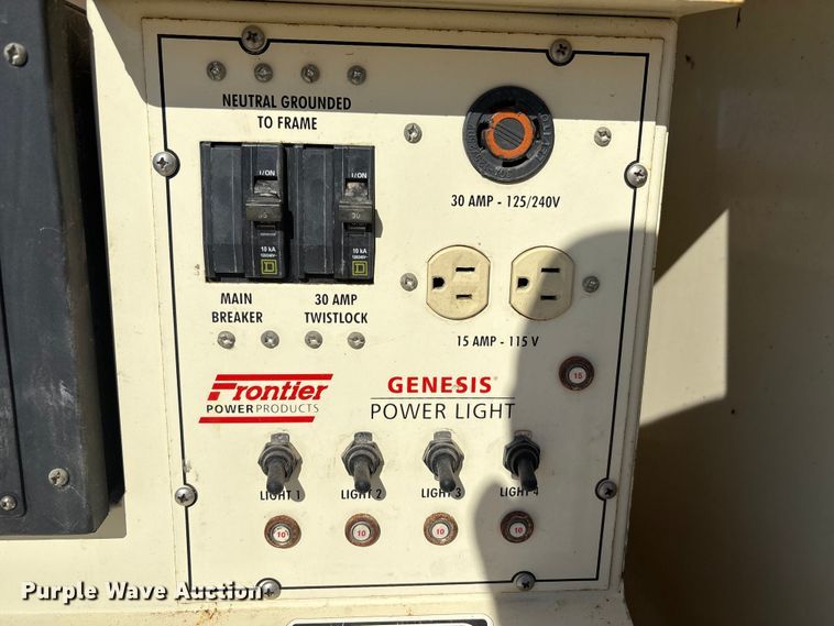 image for item EF6189 2012 Frontier Power Products Genesis light plant