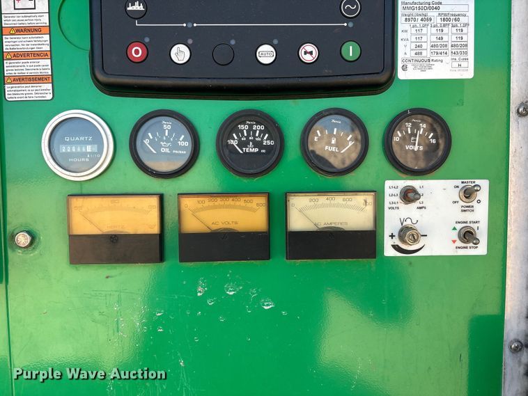 image for item EF6190 2013 Magnum Power Products MMG150 generator