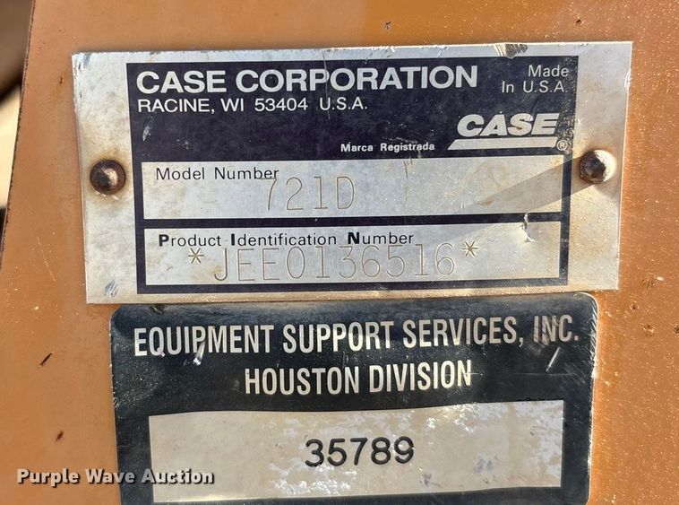 image for item EF6193 2003 Case 721D wheel loader