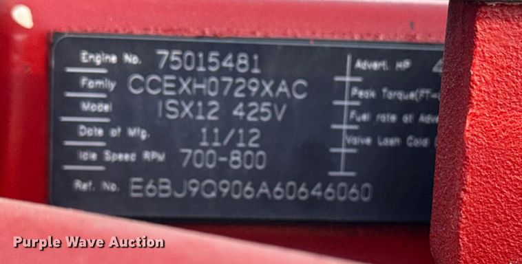 image for item EG1736 2013 Peterbilt 367 vacuum truck