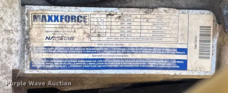 image for item EG1739 2013 International 4300 vacuum truck