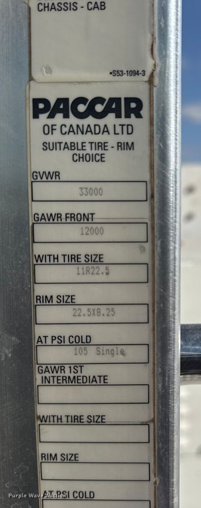 image for item EG1761 2010 Kenworth T370 utility / service truck