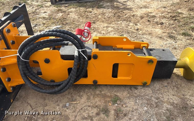 image for item EG8288 2025 GIYI P680 skid steer post driver