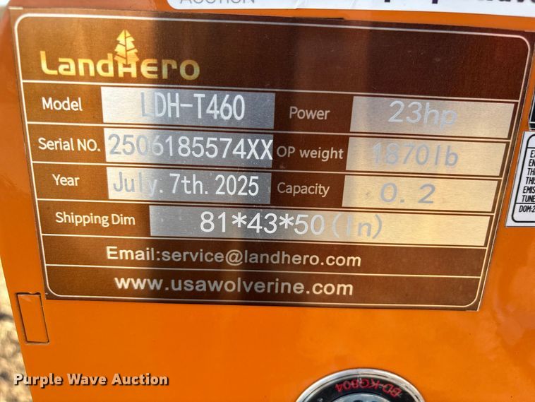 image for item EG8290 2025 LandHero LDH-T460 compact utility loader