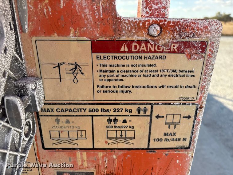 image for item EG8293 2008 JLG 1930ES scissor lift