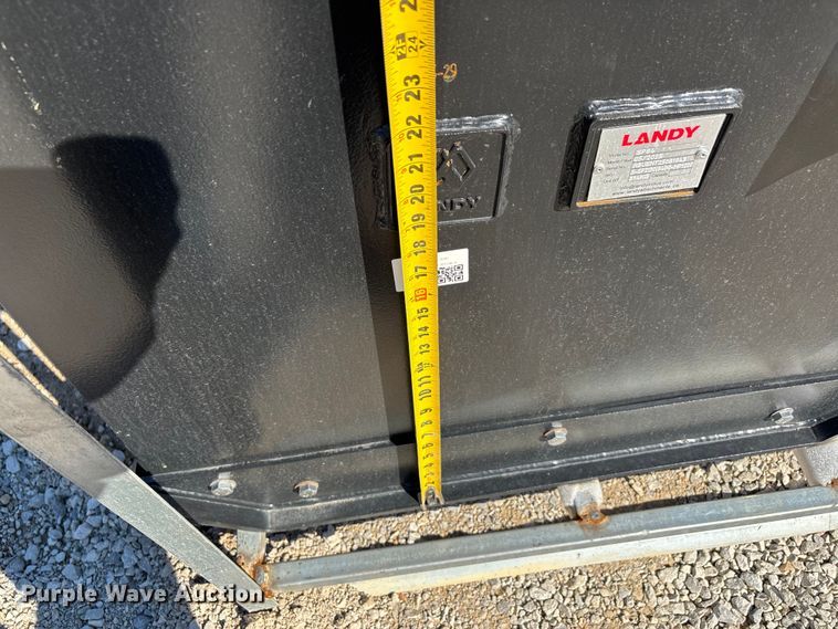 image for item EJ7727 2025 Landy SP84 skid steer snow pusher