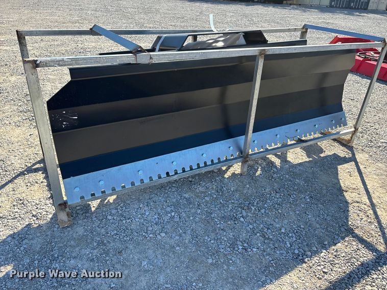 image for item EJ7728 7' W skid steer snow plow