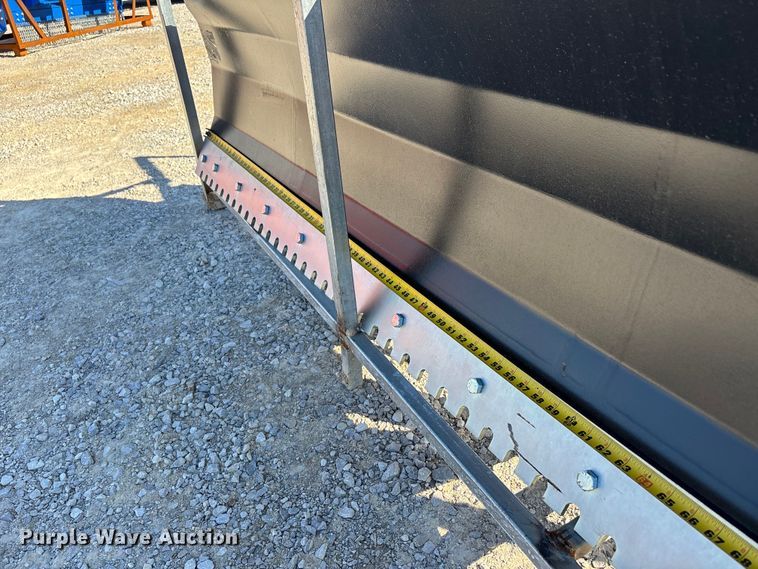 image for item EJ7728 7' W skid steer snow plow