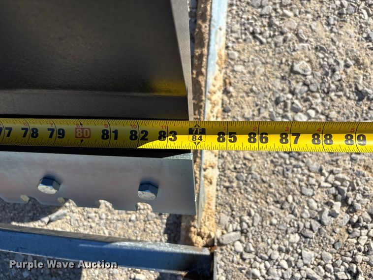 image for item EJ7728 7' W skid steer snow plow