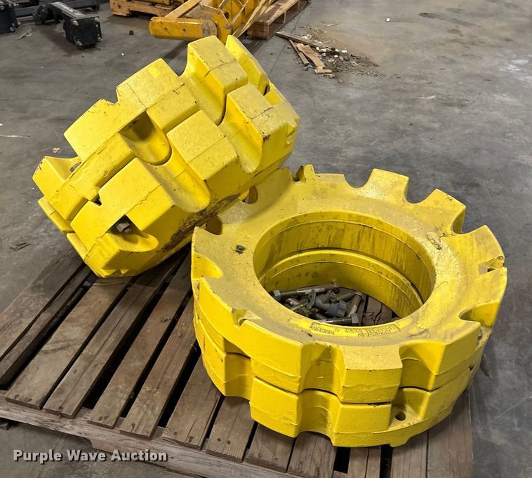 image for item EJ7756 (4) John Deere wheel weights 