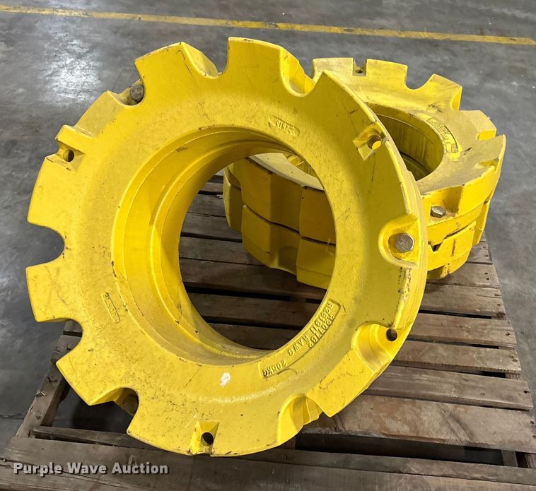 image for item EJ7756 (4) John Deere wheel weights 