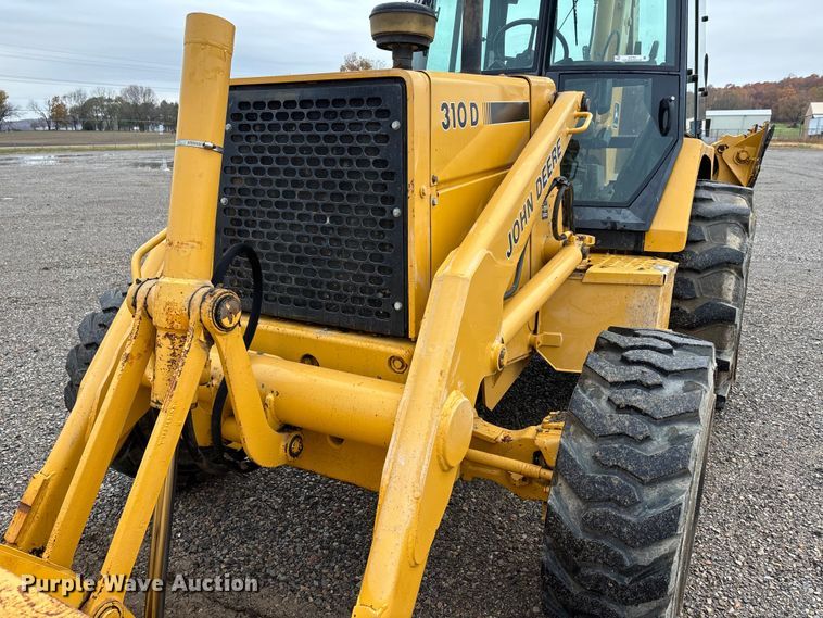 image for item EJ7761 1991 John Deere 310D Turbo  backhoe