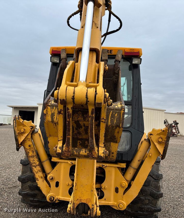 image for item EJ7761 1991 John Deere 310D Turbo  backhoe