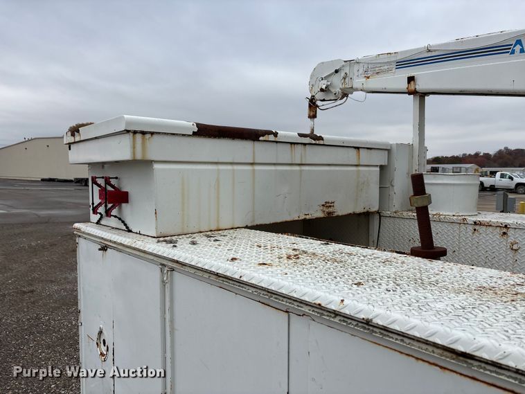 image for item EJ7764 Utility pickup truck bed with crane