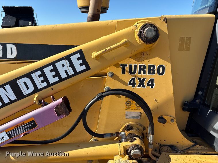 image for item EM6185 1996 John Deere 310D backhoe