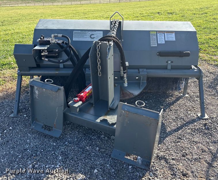 image for item EM6187 Allied  Farm King skid steer broom