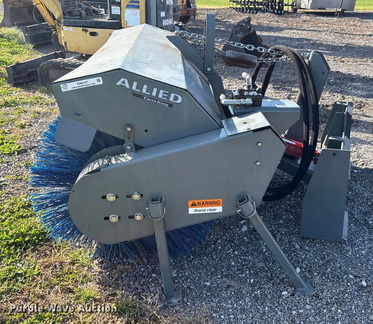 image for item EM6187 Allied  Farm King skid steer broom