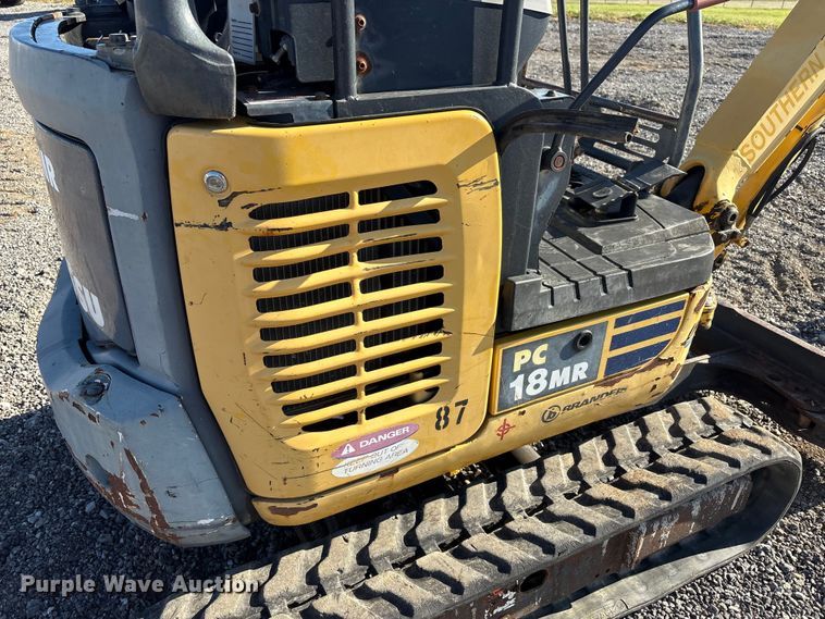 image for item EM6189 2008 Komatsu PC18MR-2 mini excavator