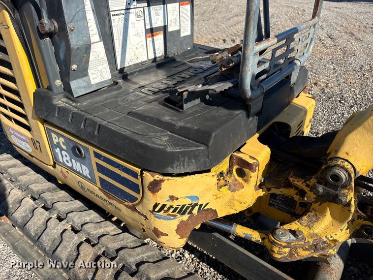 image for item EM6189 2008 Komatsu PC18MR-2 mini excavator
