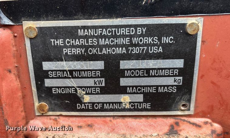 image for item EN5767 Ditch Witch 210 Earth Auger horizontal boring unit