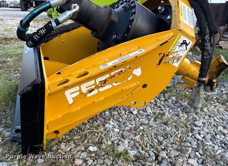 image for item EN5772 Fecon SHX12VCL-10-18-H0 compact utility loader stump grinder
