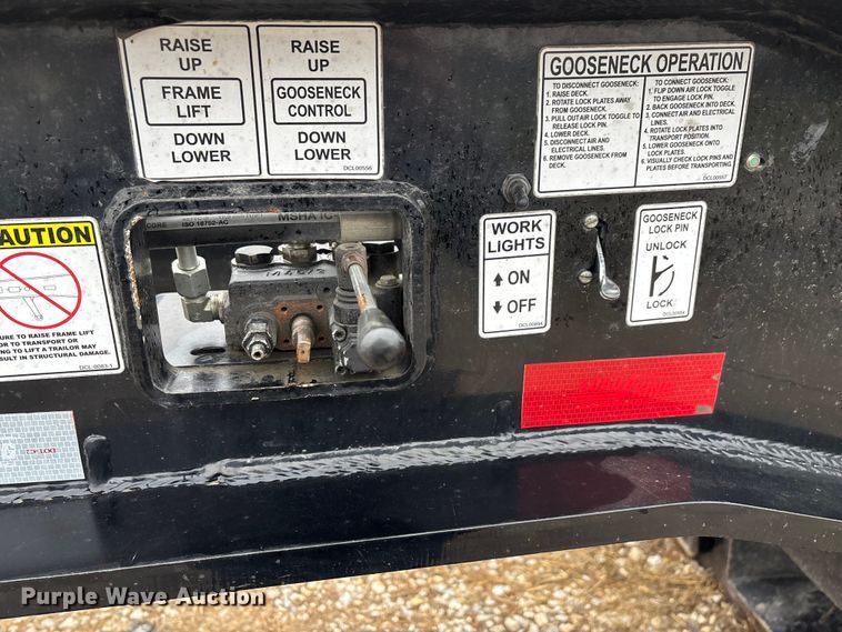 image for item EN5849 2021 Load King 503/554 SSSF lowboy equipment trailer